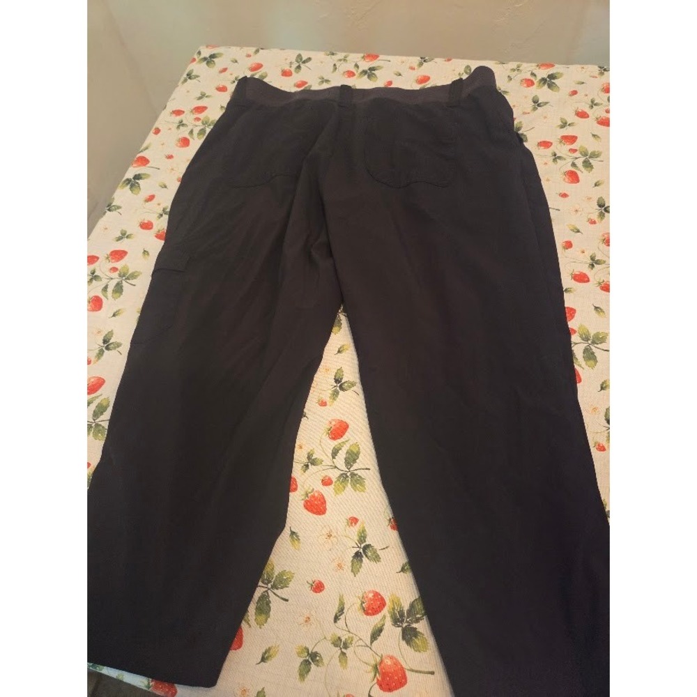 Lot of 3 Riders by Lee Women Capri Cargo Pants Size 14M Black Purple Stretch - Picture 7 of 11